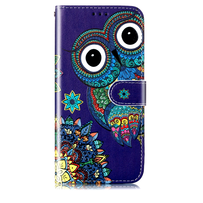 Phone Cases On Shein - Pop Fashion Cartoon Painted Pattern Leather