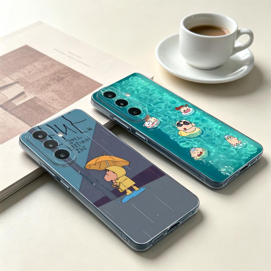 Phone Cases Samsung Galaxy - Yellow Umbrella Boy Phone Cover Case