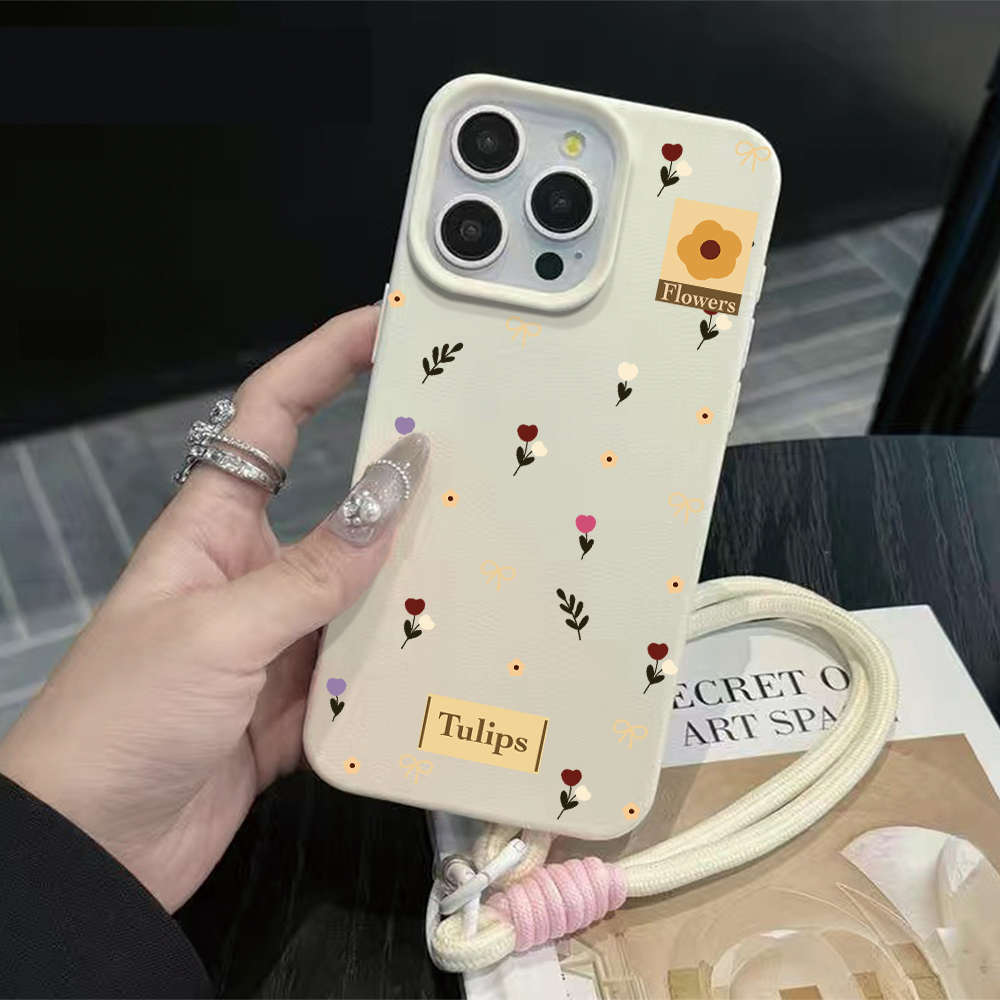 Tulip Bow Strap Rope Phone Cas - Phone Cases Leather ulasan dan harga