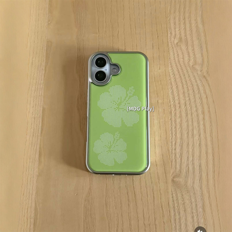Korean Green Background Flower - Phone Cases Green ulasan dan harga