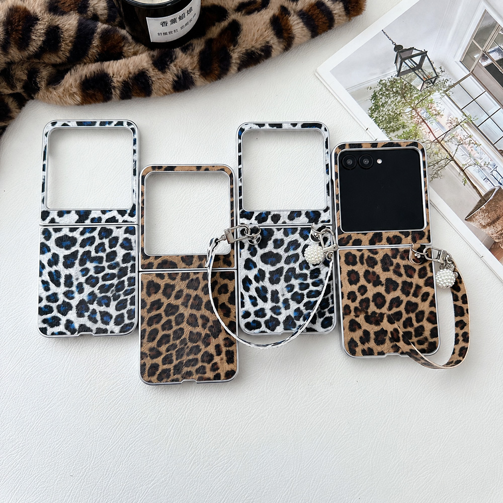 Leopard Print Folding Flip Pho - Phone Cases That Cover The Camera ulasan dan harga
