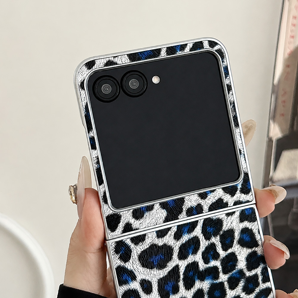 Leopard Print Folding Flip Pho - Phone Cases That Cover The Camera ulasan dan harga