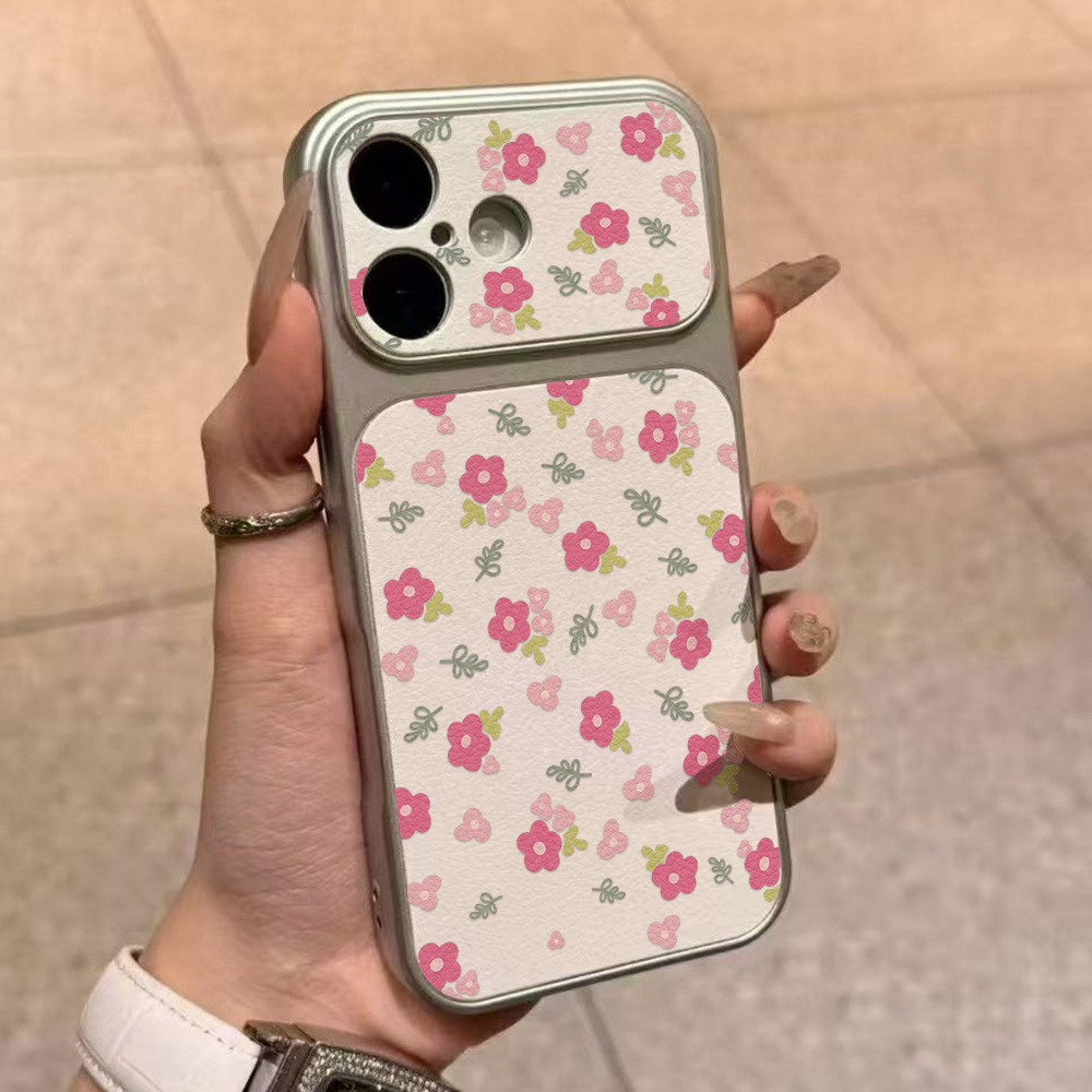 Luxury INS Flower Large Window - Phone Cases That Cover The Camera ulasan dan harga