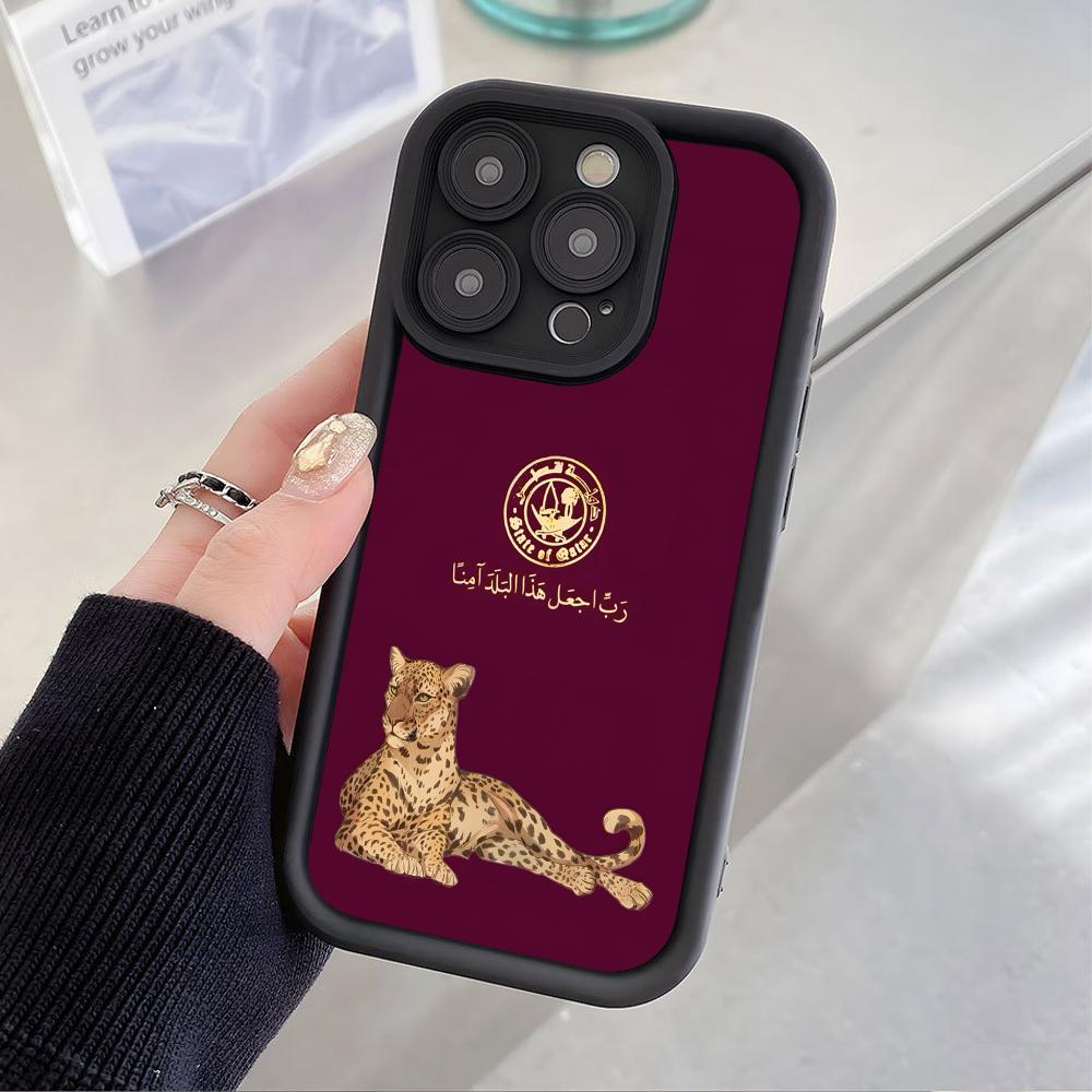 Qatar Flag Thicken TPU Mobile  - Phone Cases Qatar ulasan dan harga