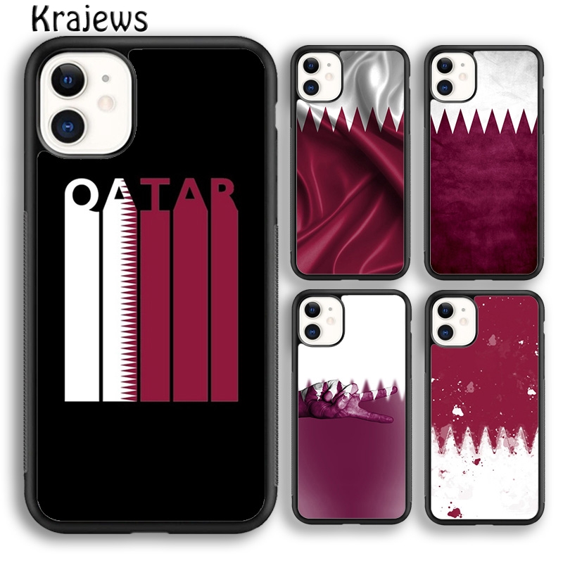 Krajews Qatar Flag National Ba - Phone Cases Qatar ulasan dan harga