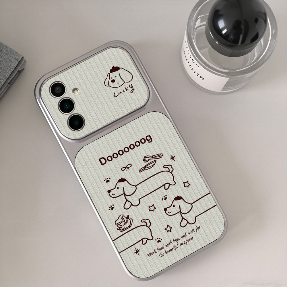 Cartoon Dachshund Phone Case F - Phone Cases That Cover The Camera ulasan dan harga