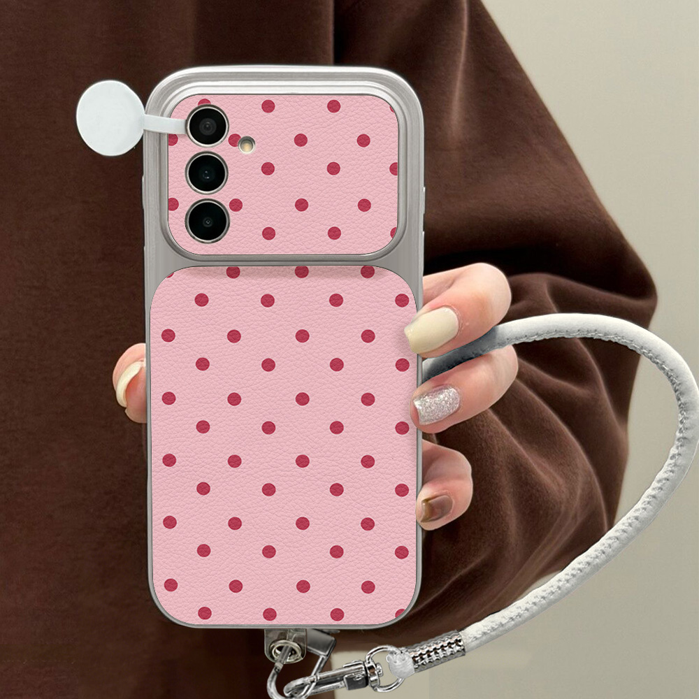 Candy Color Dots Lychee Phone  - Phone Cases Leather ulasan dan harga
