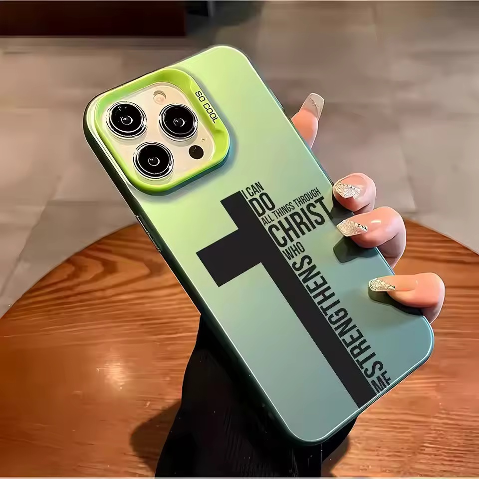 Anti Fingerprint Cross Bible P - Phone Cases For Iphone 12 Pro Max ulasan dan harga
