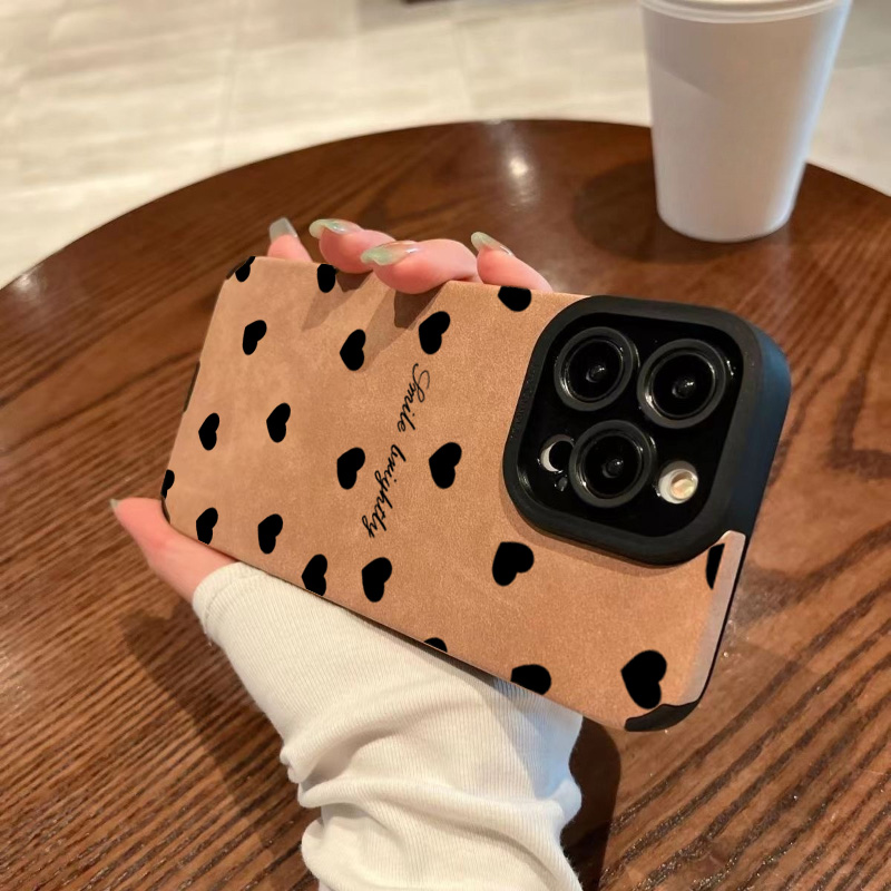 New Luxury Black Love Heart So - Phone Cases Leather ulasan dan harga