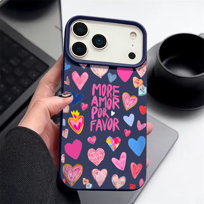 Heart Print Soft Phone Case Fo - Phone Cases Leather ulasan dan harga