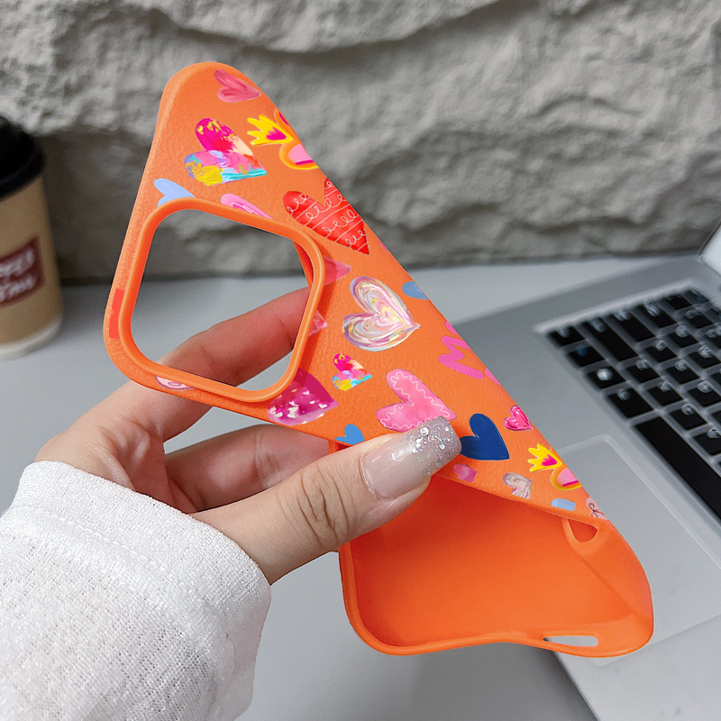 Heart Print Soft Phone Case Fo - Phone Cases Leather ulasan dan harga