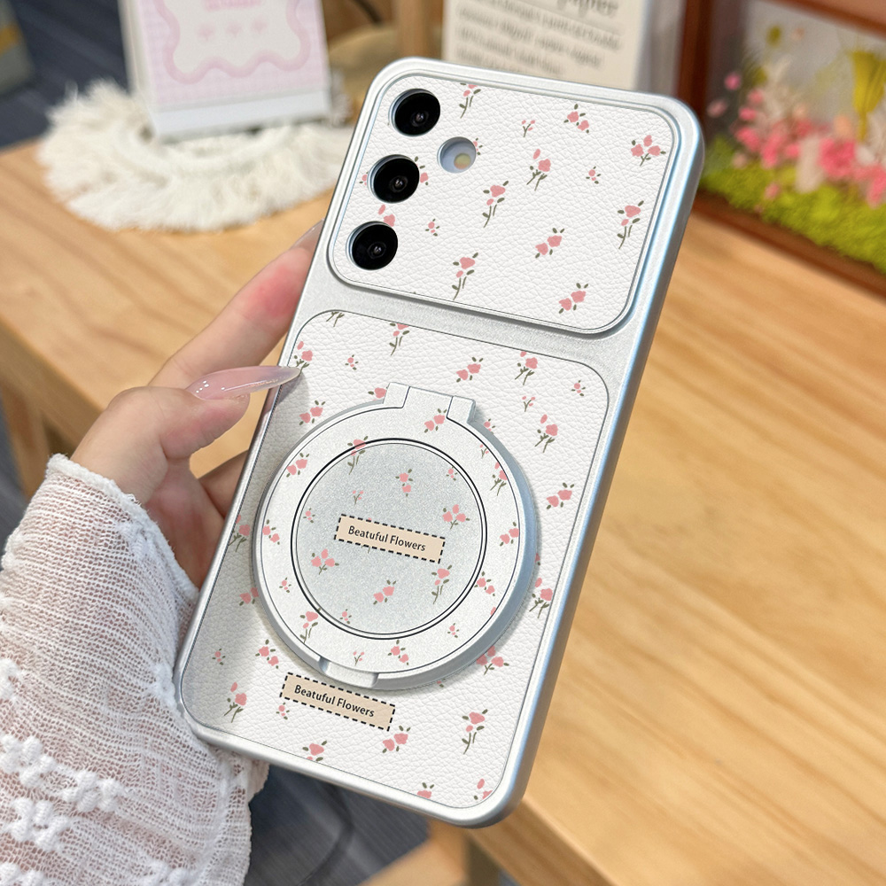 Cute Pink Floral Phone Case Fo - Phone Cases Leather ulasan dan harga