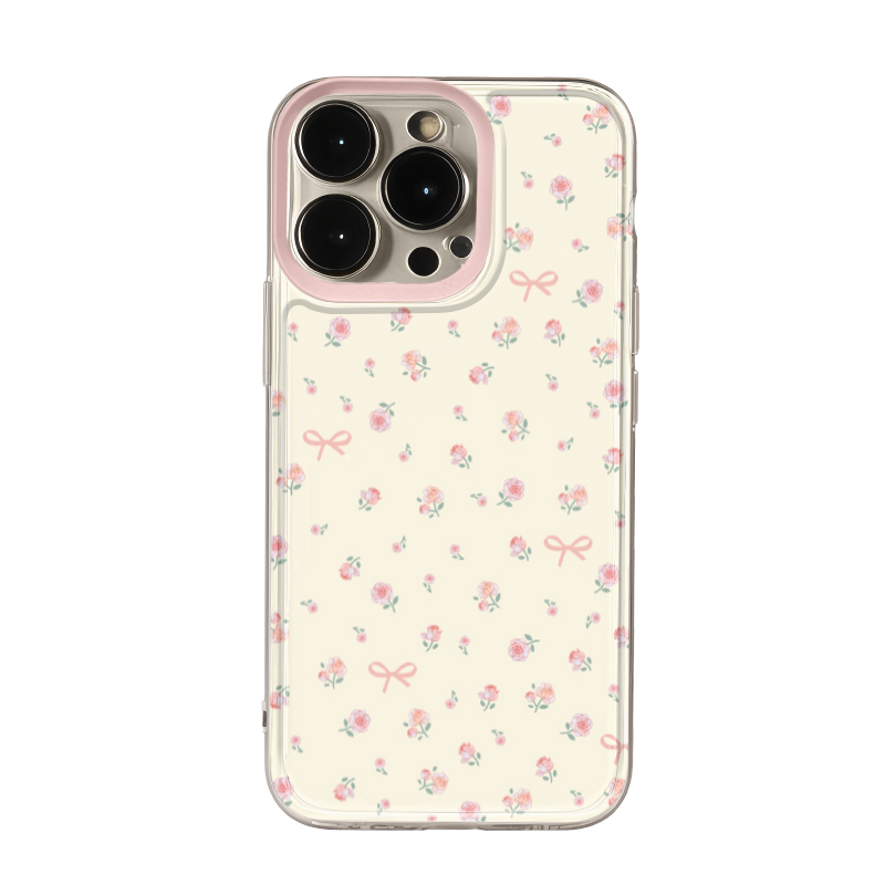 Floral Rose Korean Ins Gentle  - Phone Cases Green ulasan dan harga
