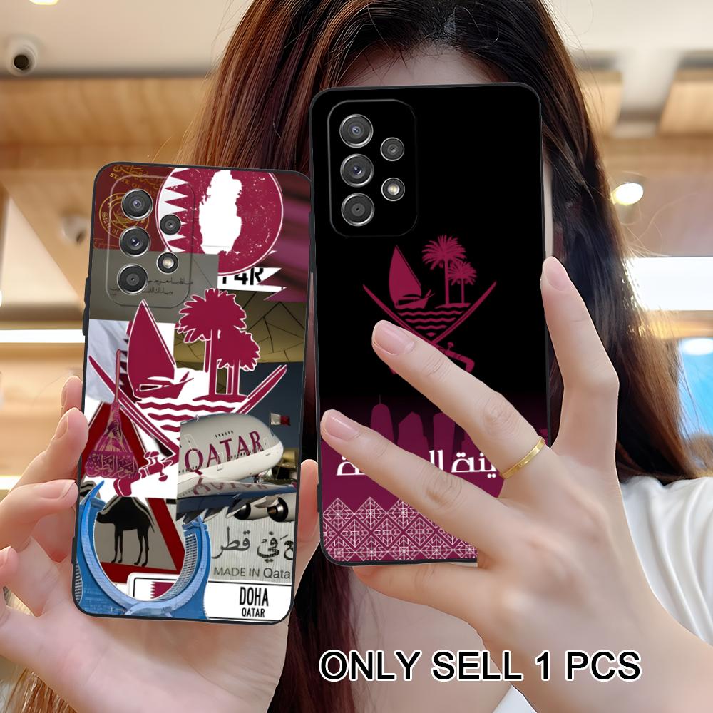 Qatar Flag Matte TPU Mobile Ph - Phone Cases Qatar ulasan dan harga