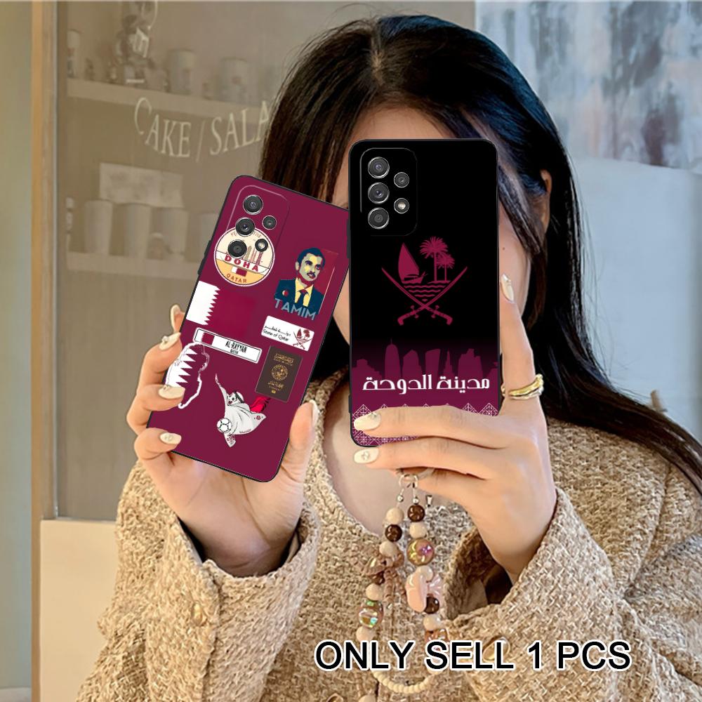 Qatar Flag Matte TPU Mobile Ph - Phone Cases Qatar ulasan dan harga