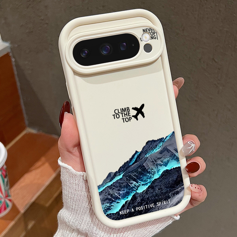 Airplane Snow Mountain Pattern - Phone Cases Google Pixel 9 ulasan dan harga