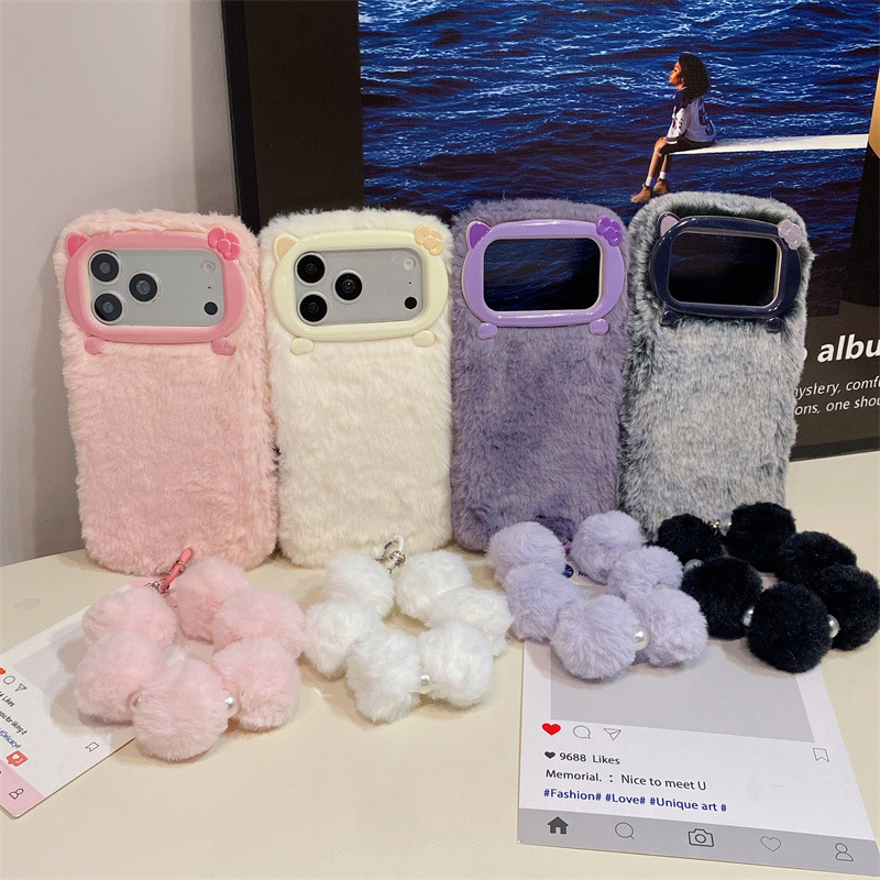Luxury Solid Colors Furry Plus - Phone Cases For Iphone 12 Pro Max ulasan dan harga