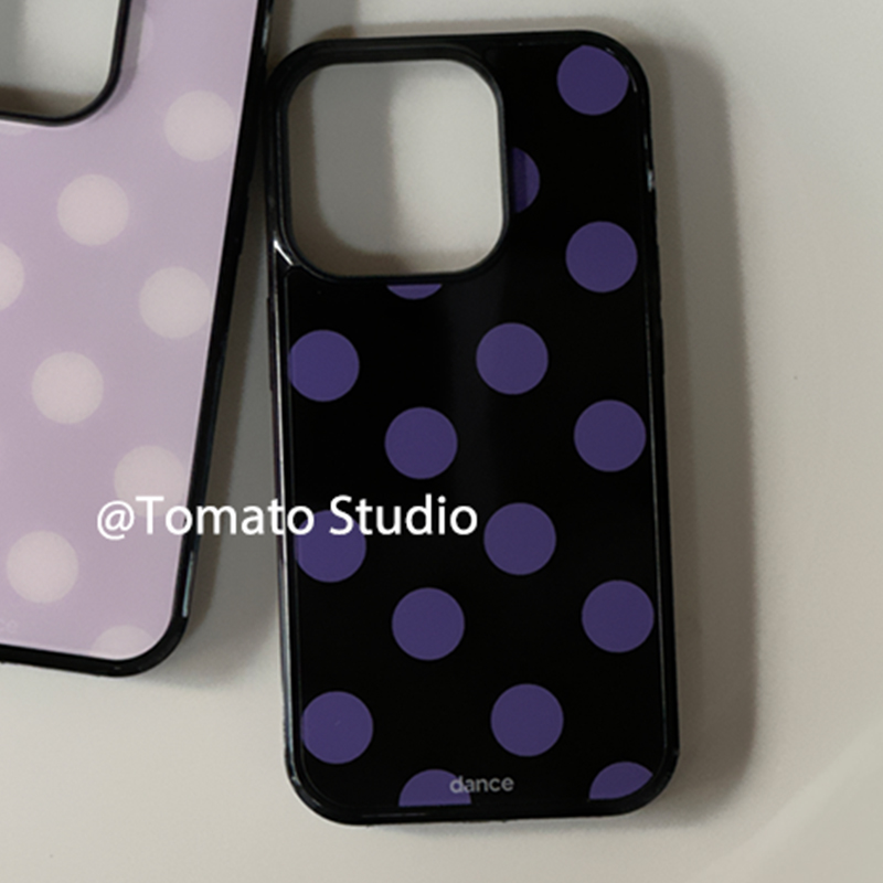 Korean Ins Fashion Purple Polk - Phone Cases Green ulasan dan harga