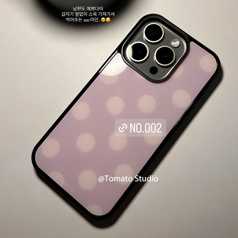 Korean Ins Fashion Purple Polk - Phone Cases Green ulasan dan harga