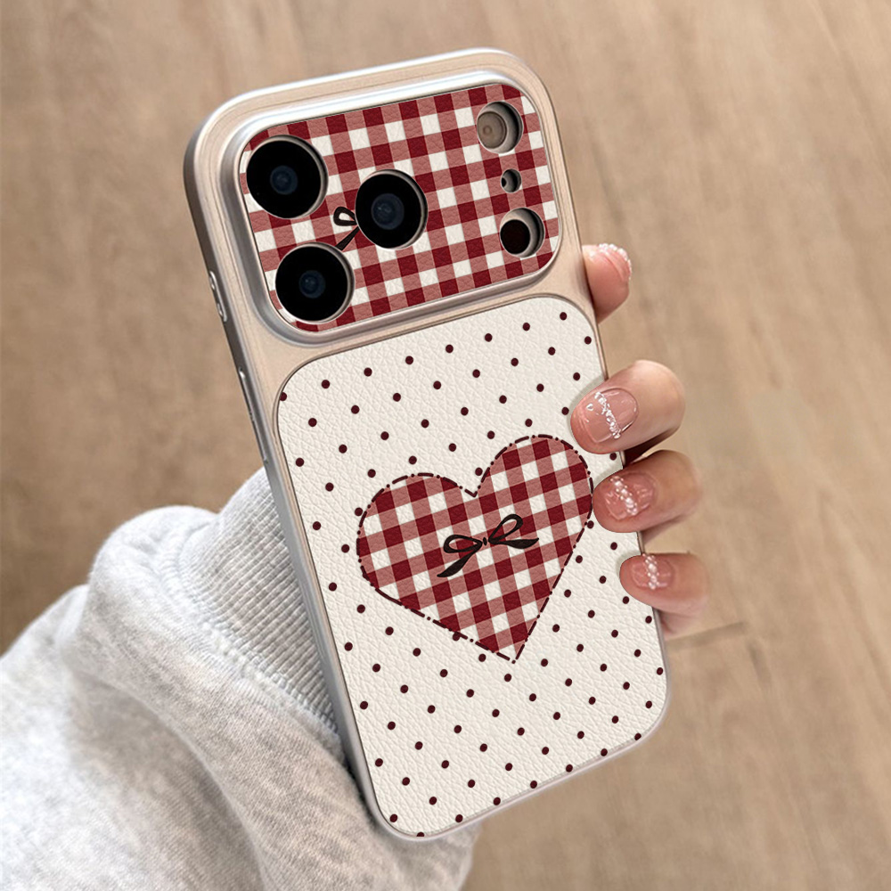 Sweet Cherry Bow Leather Phone - Phone Cases That Cover The Camera ulasan dan harga