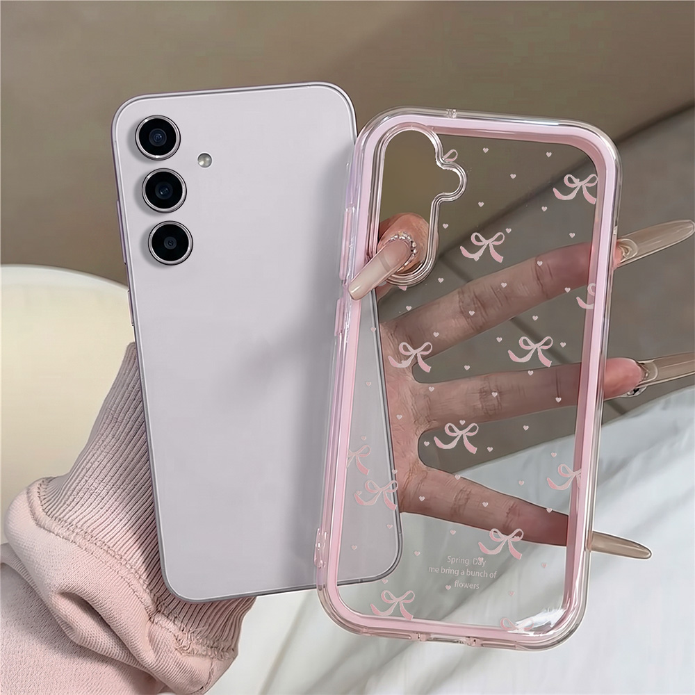 Cute Pink Bow Soft Phone Case  - Phone Cases That Cover The Camera ulasan dan harga