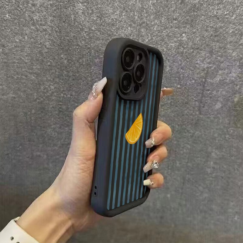 Striped Lemon Slice Pattern Ph - Phone Cases Popular ulasan dan harga