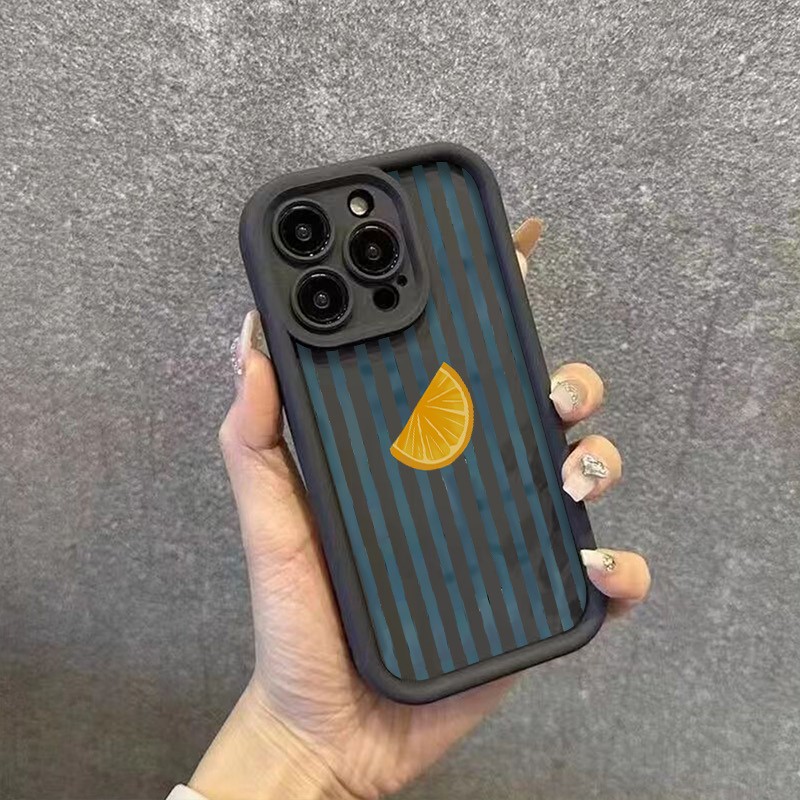 Striped Lemon Slice Pattern Ph - Phone Cases Popular ulasan dan harga
