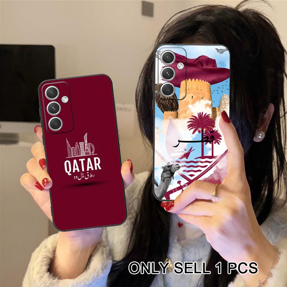Qatar Flag Matte TPU Mobile Ph - Phone Cases Qatar ulasan dan harga