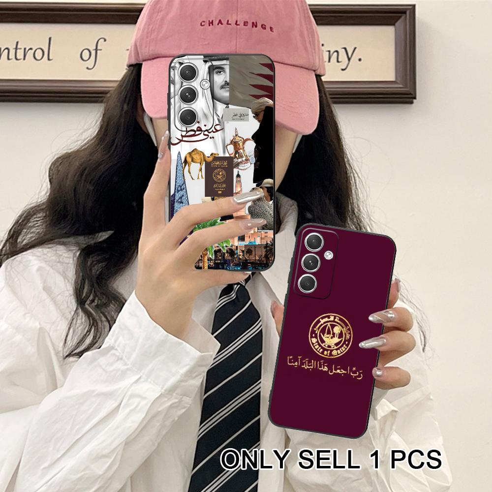 Qatar Flag Matte TPU Mobile Ph - Phone Cases Qatar ulasan dan harga