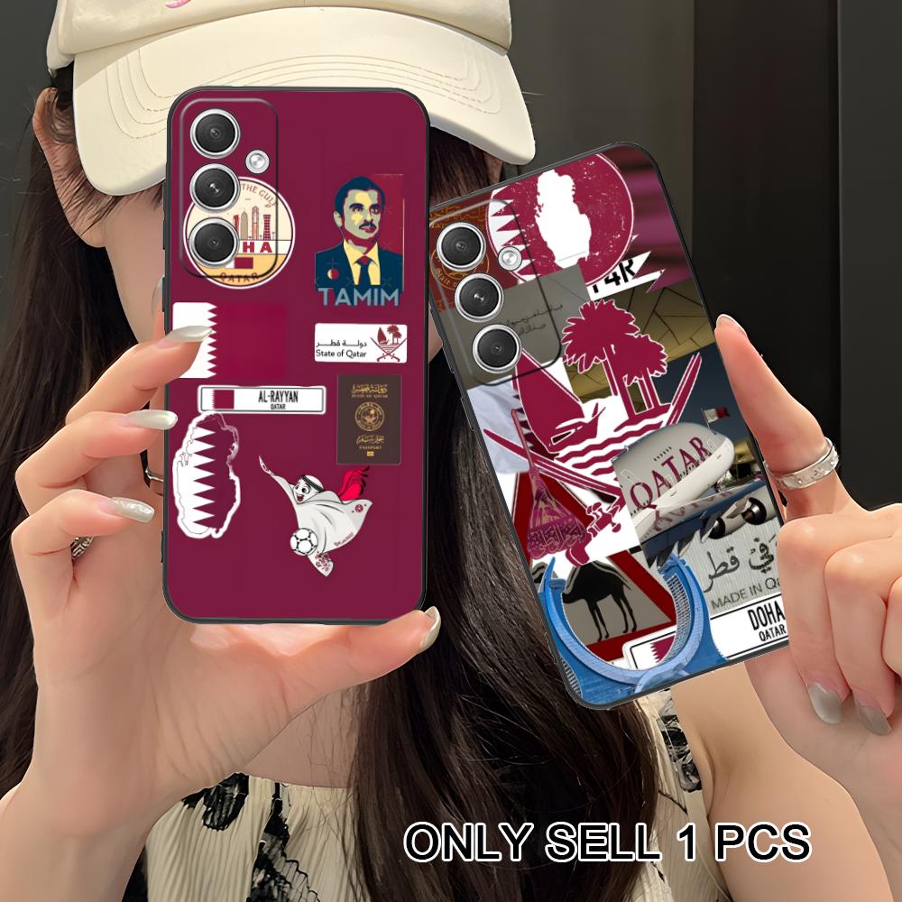 Qatar Flag Matte TPU Mobile Ph - Phone Cases Qatar ulasan dan harga