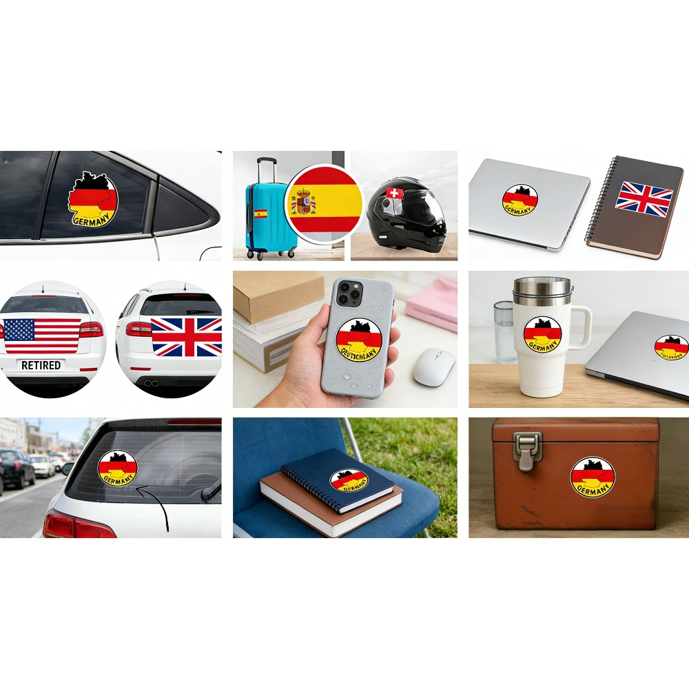 Qatar Flag Oval Sticker Novelt - Phone Cases Qatar ulasan dan harga