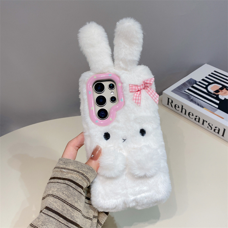Koren 3D Cartoon Bowknot Rabbi - Phone Cases Samsung Galaxy ulasan dan harga