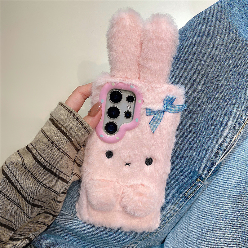 Koren 3D Cartoon Bowknot Rabbi - Phone Cases Samsung Galaxy ulasan dan harga