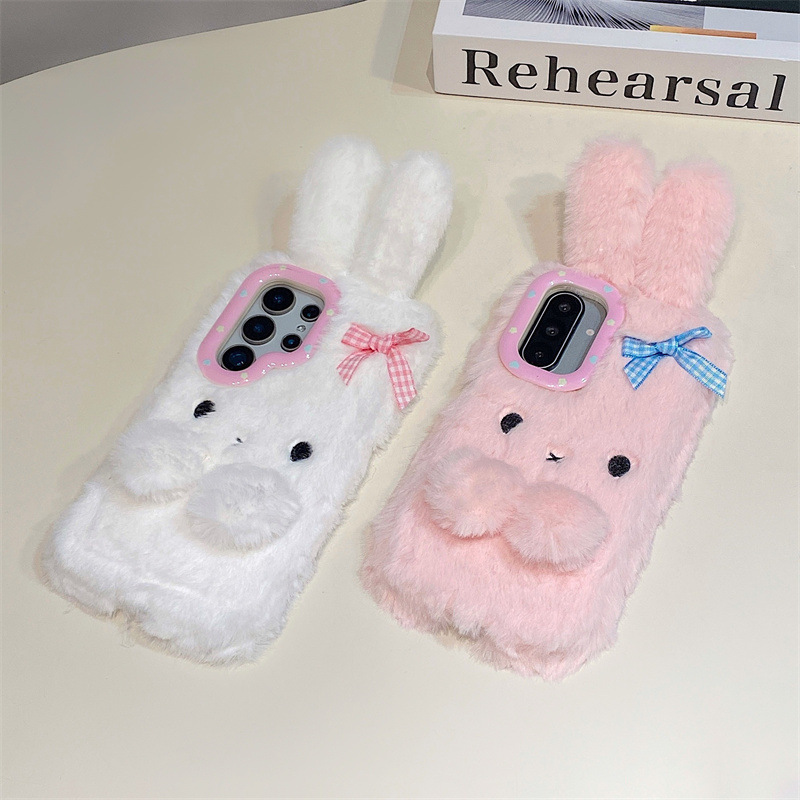 Koren 3D Cartoon Bowknot Rabbi - Phone Cases Samsung Galaxy ulasan dan harga