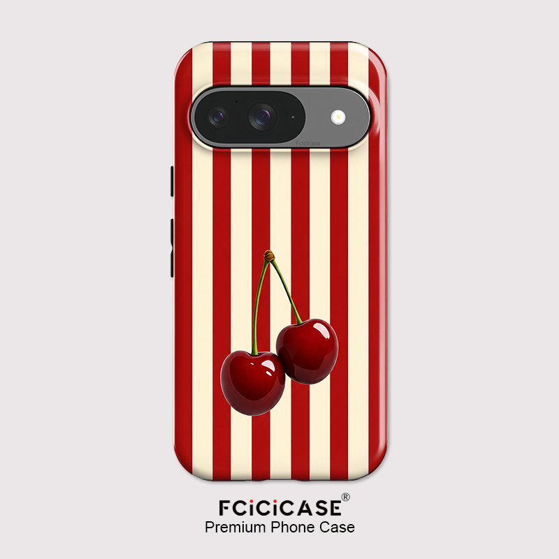 Fcicicase Cherry Stripe Patter - Phone Cases Google Pixel 9 ulasan dan harga