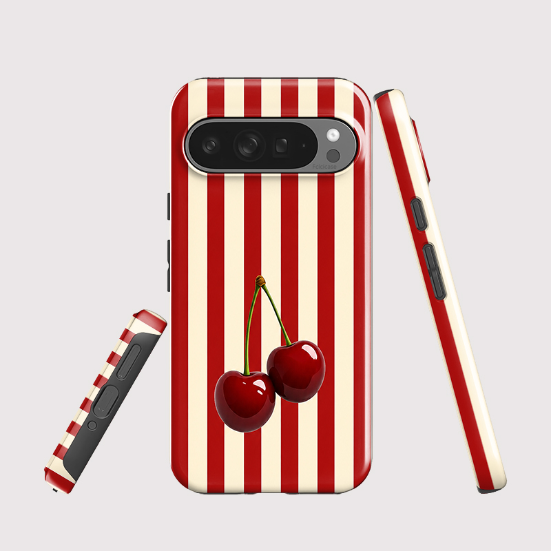 Fcicicase Cherry Stripe Patter - Phone Cases Google Pixel 9 ulasan dan harga