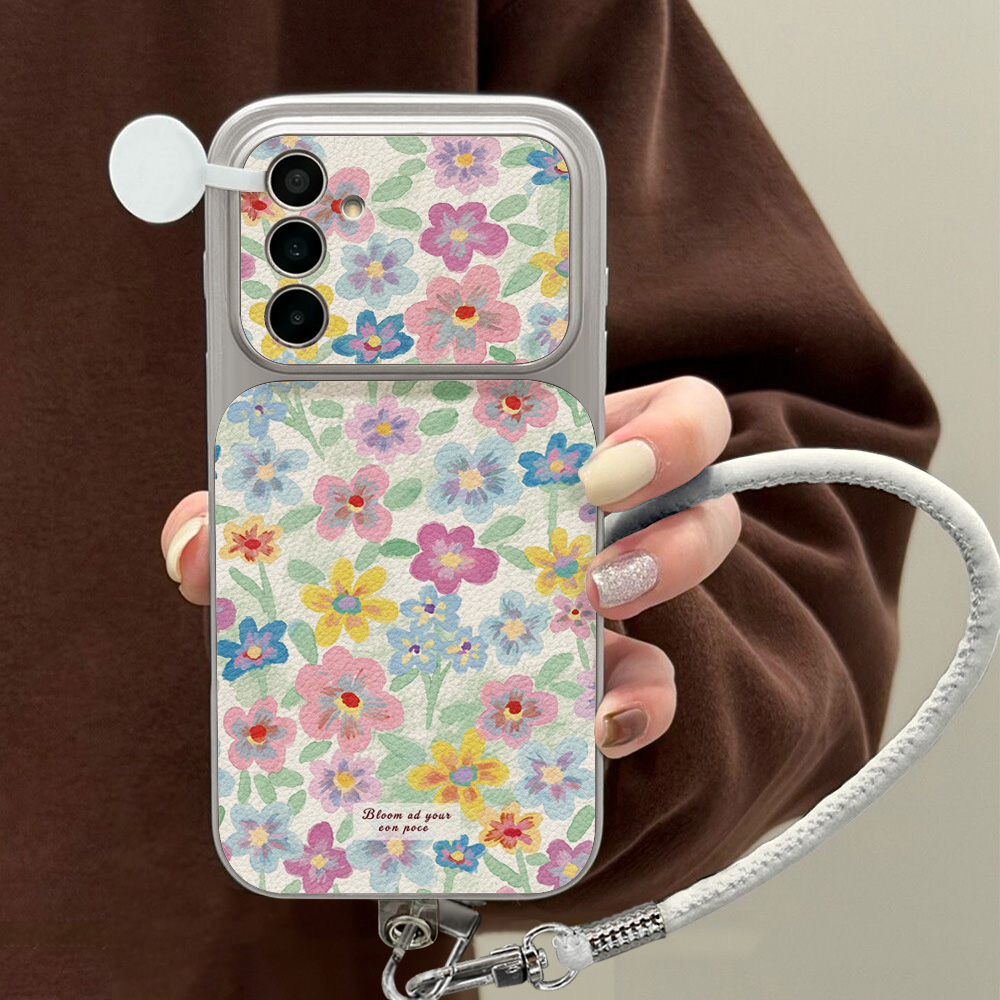 Colorful Floral Leather Phone  - Phone Cases Leather ulasan dan harga