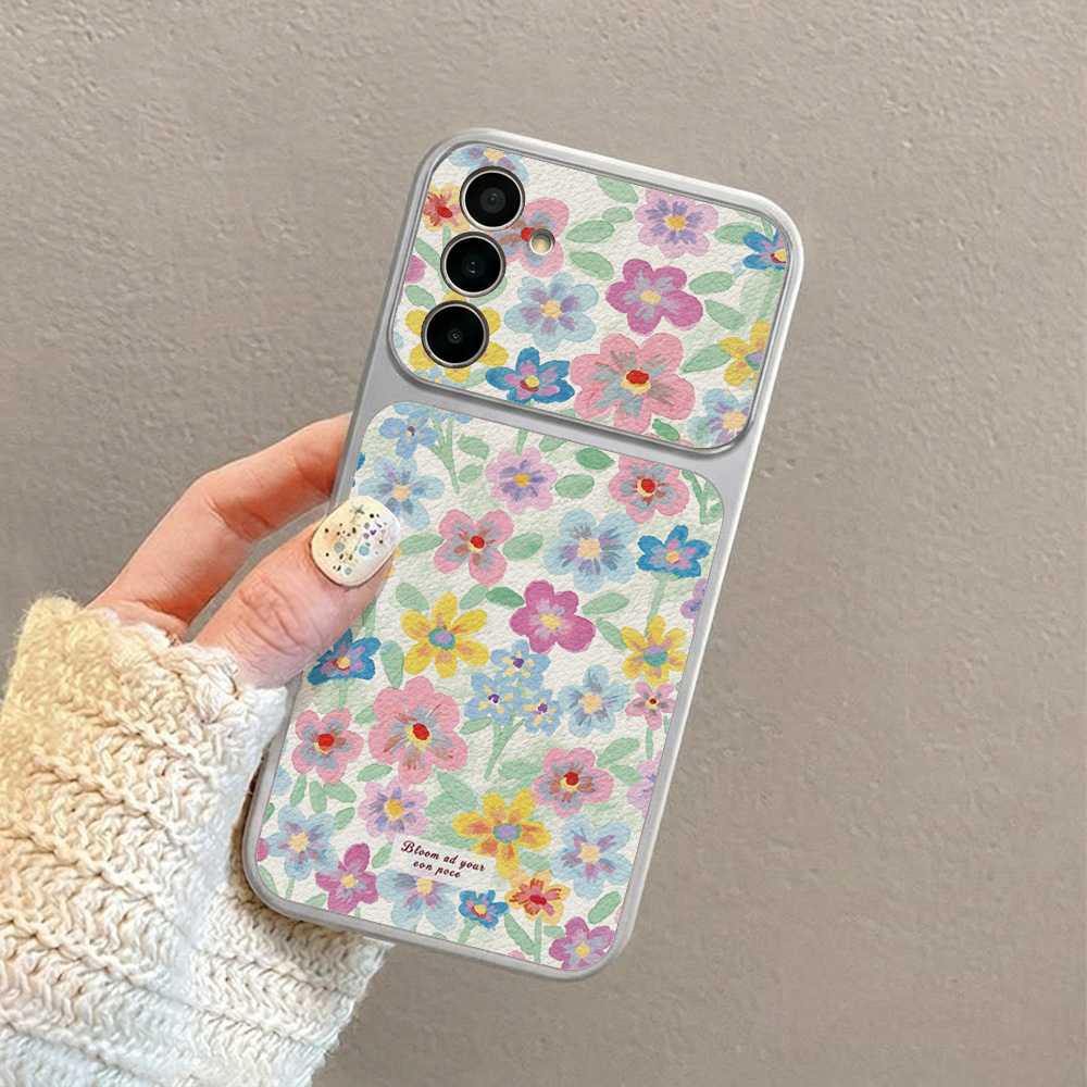 Colorful Floral Leather Phone  - Phone Cases Leather ulasan dan harga