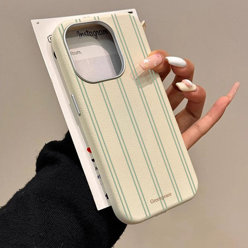 The Green Stripe Lichee Patter - Phone Cases Green ulasan dan harga