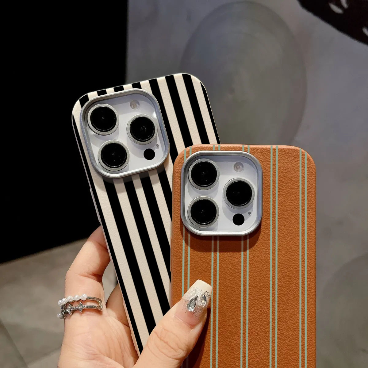 The Green Stripe Lichee Patter - Phone Cases Green ulasan dan harga