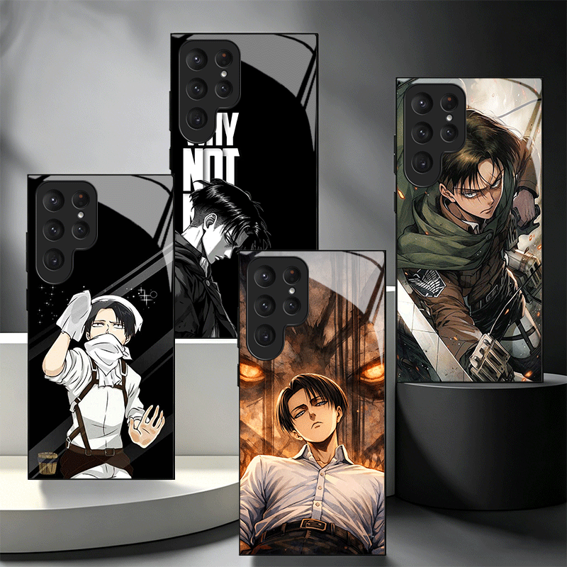 A-Attack On T-Titan Levi Glass - Phone Cases On Shein ulasan dan harga