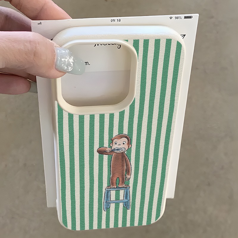 Green Striped Toothbrush Monke - Phone Cases Green ulasan dan harga