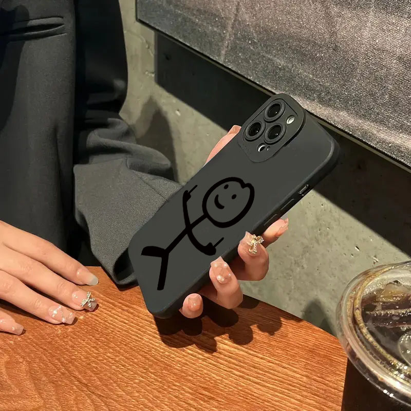 Cute Cartoon Matchman Phone Ca - Phone Cases That Cover The Camera ulasan dan harga