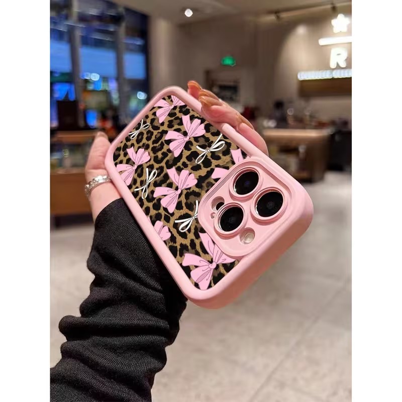 Leopard Print Bow Phone Case F - Phone Cases For Iphone 12 Pro Max ulasan dan harga