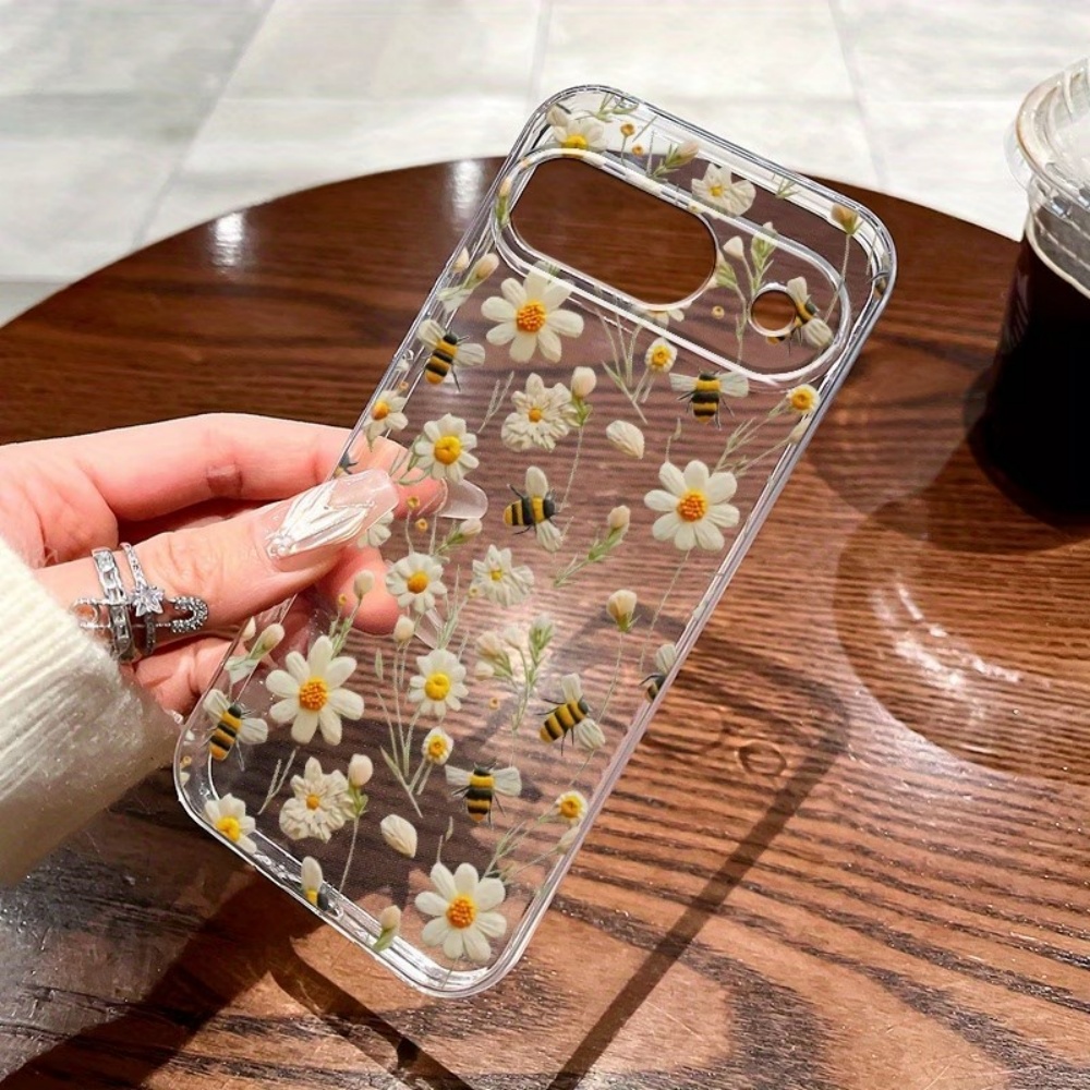 Cute Honeybee Flower Pattern S - Phone Cases Google Pixel 9 ulasan dan harga