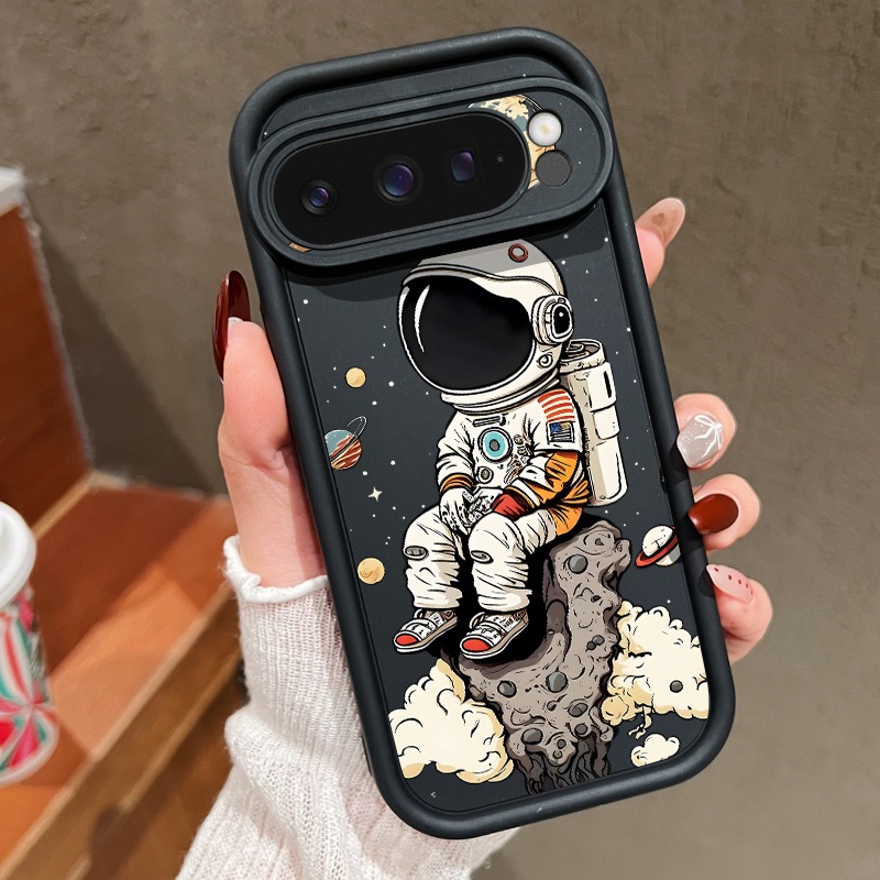 Cartoon Astronaut Print TPU Ph - Phone Cases Google Pixel 9 ulasan dan harga