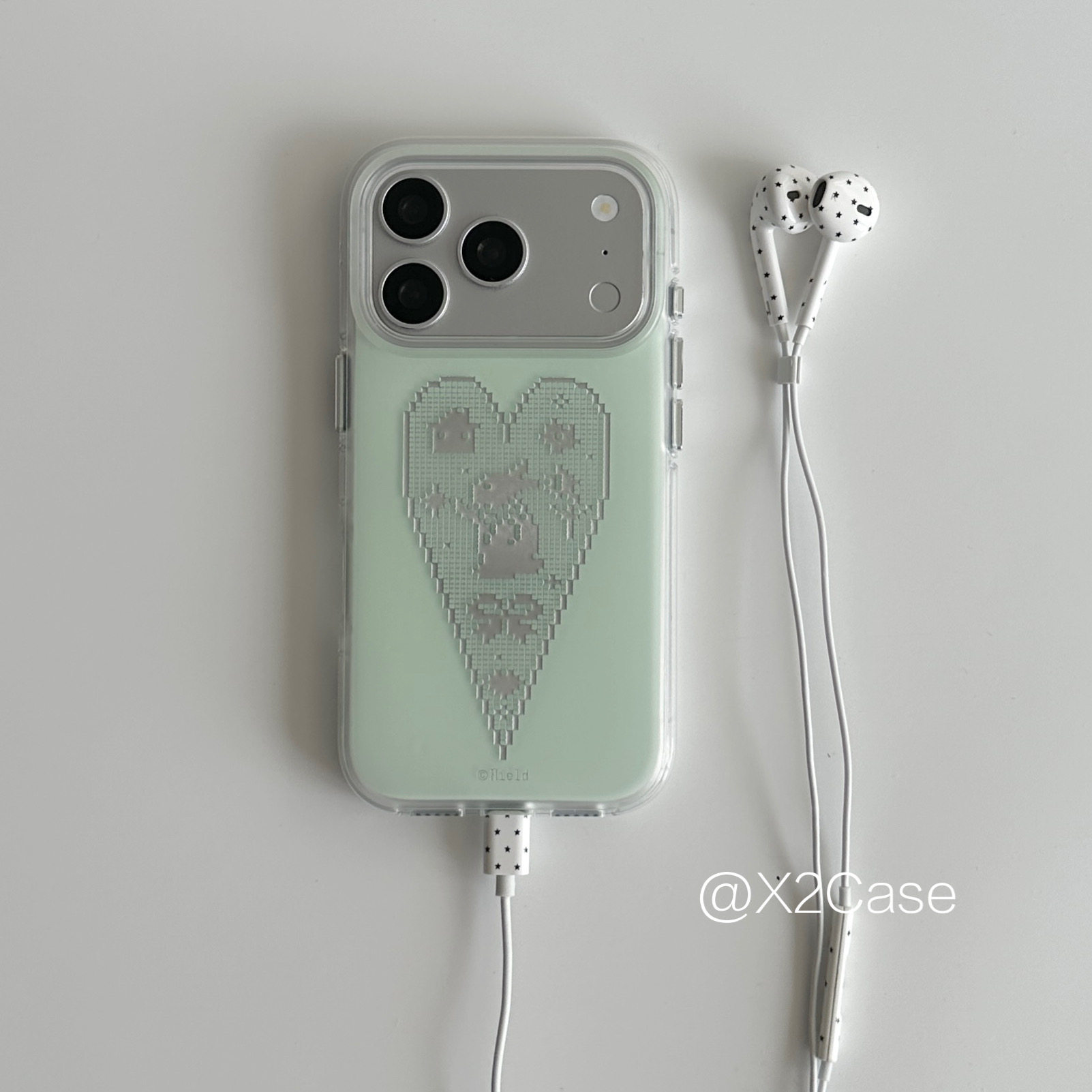 Korean Ins niche green love pi - Phone Cases Green ulasan dan harga