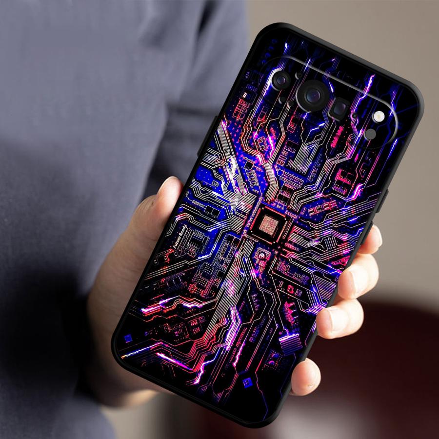 Retro Circuit Board Funda Phon - Phone Cases Google Pixel 9 ulasan dan harga