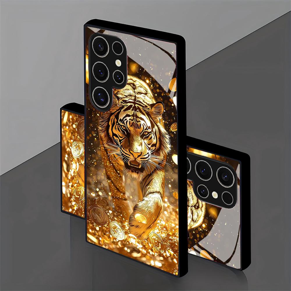 Tiger pattern glass Phone Case - Phone Cases Galaxy S26 ulasan dan harga