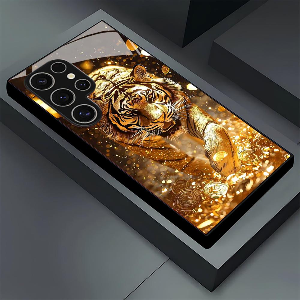 Tiger pattern glass Phone Case - Phone Cases Galaxy S26 ulasan dan harga